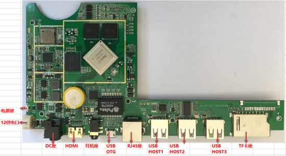 RK3288 MIPI 디스플레이 단번에 내장된 이사회 Cortex-A17 2.2GHz 주요 주파수 DDR3