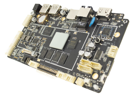 4 IO 다 작은 리눅스 널 RJ45 - 점 전기 용량 접촉 DDR3 1G/2G 렘