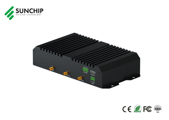 RK3588 CPU 엣지 컴퓨팅 장치 옵션 POE GPS와 함께 금속 미디어 플레이어