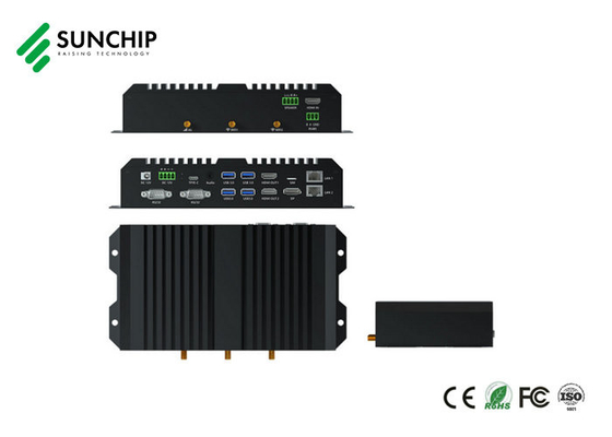 로크칩 RK3588 Octa 코어 안드로이드 박스 RS232 RS485 와이파이 기가비트 이더넷 BT USB 미디어 플레이어