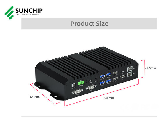 안드로이드 12 산업 제어 Meida 플레이어 상자 WIFI BT LAN RS232 RS485 4K 하드웨어 디코딩 RK35888