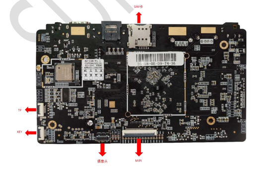 쿼드 코어 A55 ARM 보드 2GB 램 MIPI/EDP/LVDS 디스플레이 록칩 RK3566 PCBA 개발 안드로이드 11 메인 보드