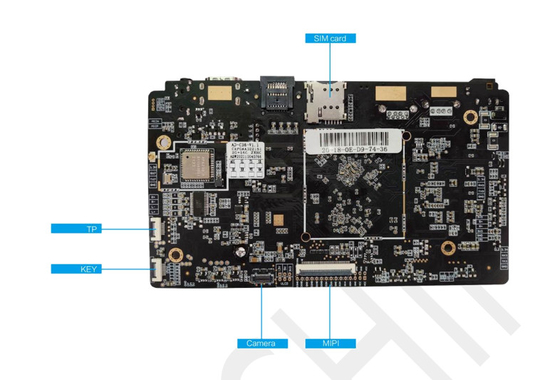 AD-C36 쿼드 코어 안드로이드 메인보드 RK3566 프로세서용 임베디드 ARM 보드 HD 디스플레이 4G LTE WIFI/BT G 센서 RTC 터치 USB UART
