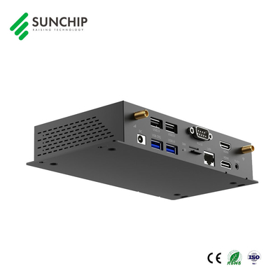 메탈 미디어 플레이어 RK3568 CPU 4K 비디오 재생 안드로이드 11 벽에 장착 된 디지털 사이니지 플레이어 박스
