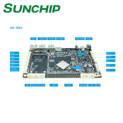 Rockchip3188 쿼드 코어 임베디드 리눅스 보드 I2C 터치 스크린 인터페이스