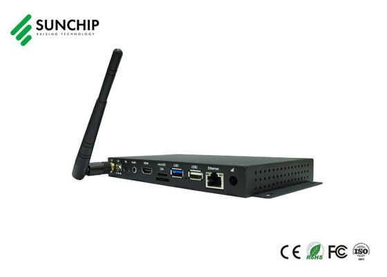 BT5.2 / WIFI / LAN / 4G lte 지원 산업 미디어 플레이어 RK3288 CPU USB 2.0x2 디지털 사이니지 박스