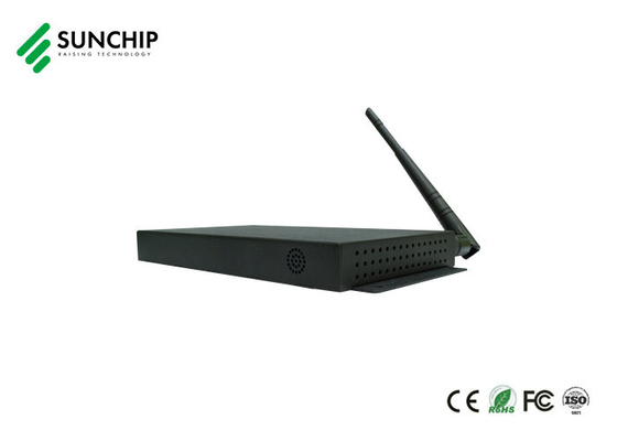 RK3328 CPU 미디어 플레이어 박스 16GB EMMC와 함께 디지털 사이니지 안드로이드 플레이어 박스