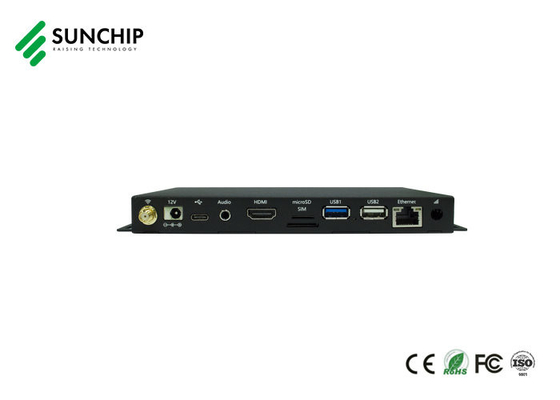RK3328 CPU 미디어 플레이어 박스 16GB EMMC와 함께 디지털 사이니지 안드로이드 플레이어 박스