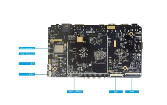 썬칩 RK3588 산업용 안드로이드 임베디드 보드 시스템 USB/LVDS/1000M LAN/WIFI6/BT5.2/EDP