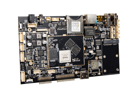 LCD 디스플레이용 Sunchip 쿼드 코어 임베디드 Linux 보드 1GB DDR3 16GB 메모리