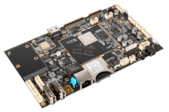 LCD 디스플레이용 Sunchip 쿼드 코어 임베디드 Linux 보드 1GB DDR3 16GB 메모리