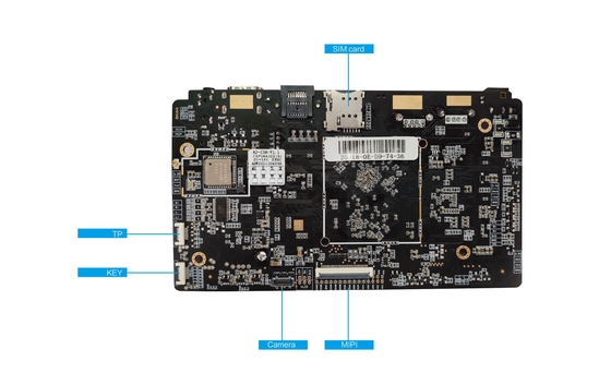 DC 12V/2A 전원 공급 장치 임베디드 ARM 보드 RK3566 쿼드 코어 A55 구조