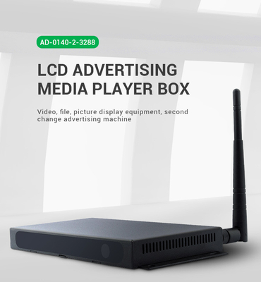안드로이드 금속 멀티미디어 플레이어 박스 32GB ROM DC 12V/3A 5.5mm DC 전원 공급 장치 미디어 경험을 향상
