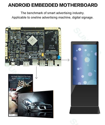 최대 8K 비디오 인코딩 임베디드 ARM 보드 4 USB3.0 포트 및 BT 5.0