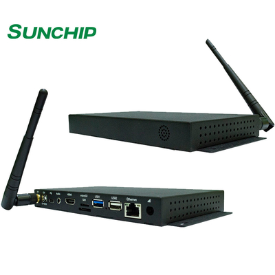 4K 고화질 임베디드 시스템 보드 SUNCHIP 안드로이드 디지털 사이니지 디스플레이 박스 광고용 검은색