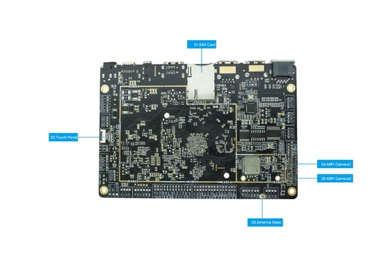 사용자 지정 4G LTE RK3399 메인보드 LVDS/EDP 인터페이스 디스플레이