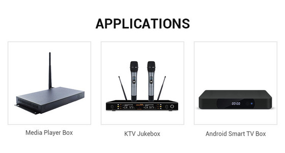 3.5mm 스테레오 헤드폰 출력 미디어 플레이어 옵션 2GB/4GB RAM 및 LVDS 화면 인터페이스 1080P 출력